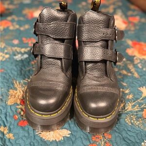 Dr. Martens Black Leather Boots
